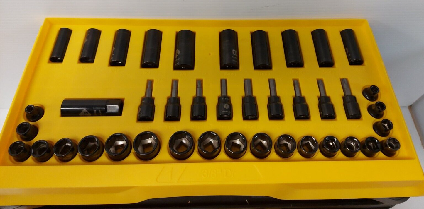 (N86345-1) Stanley 203pc 3 Drawer Socket Set