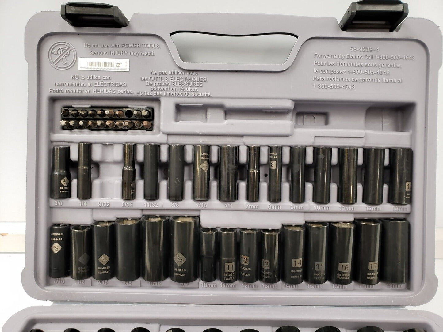 (I-36270) Stanley Socket Set