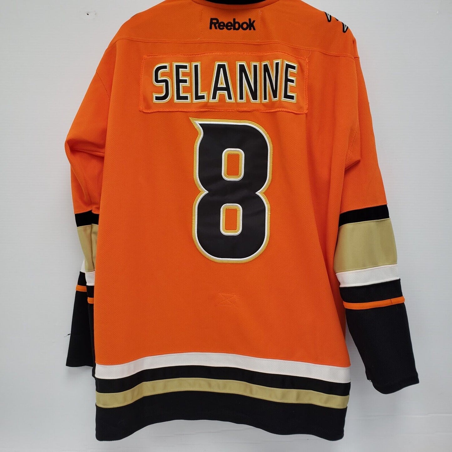 (56636-1) Reebok #8 Selanne Anaheim Ducks Jersey - Size XL