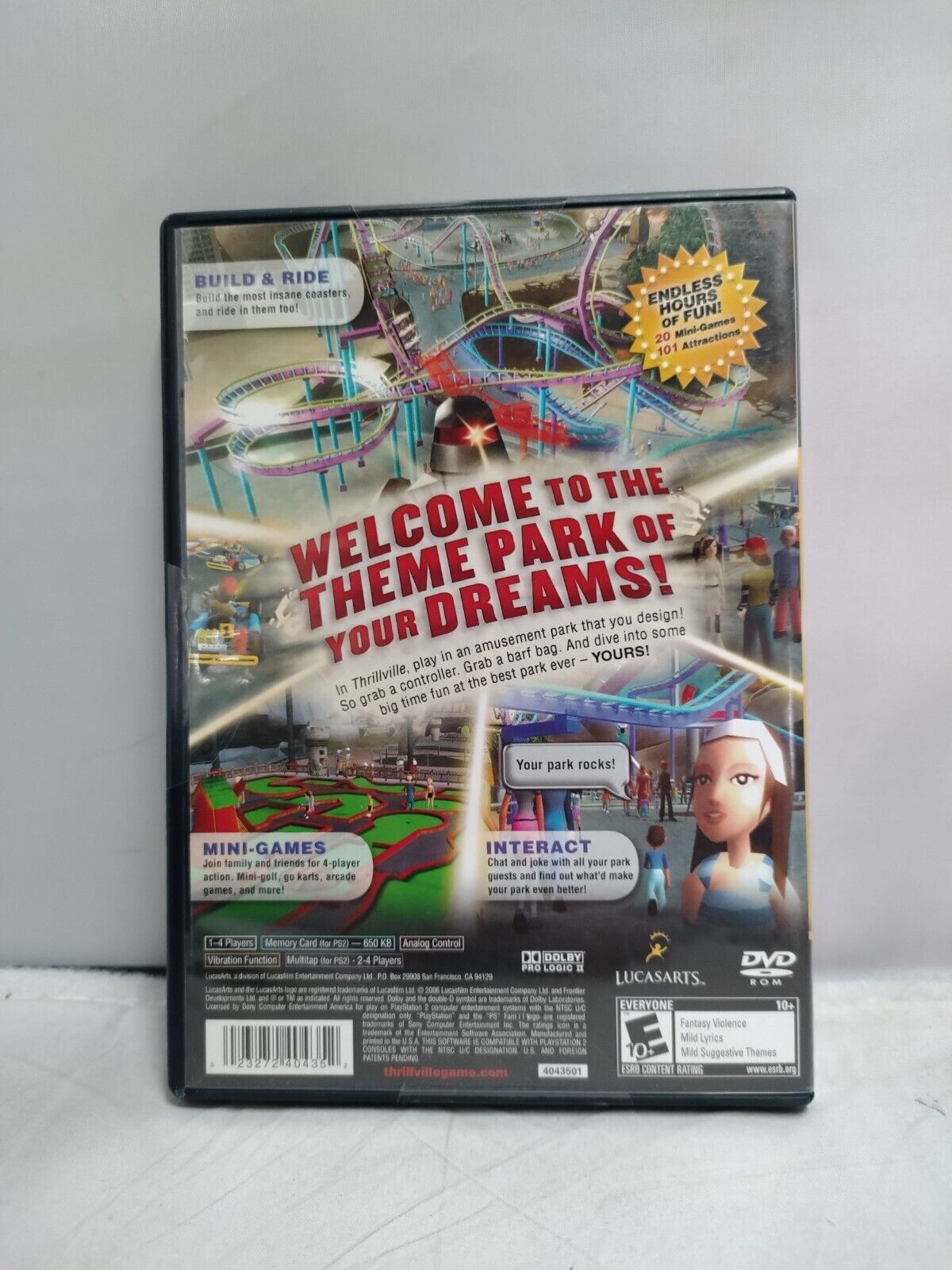 (LUP) Thrillville (Sony PlayStation 2, 2006)