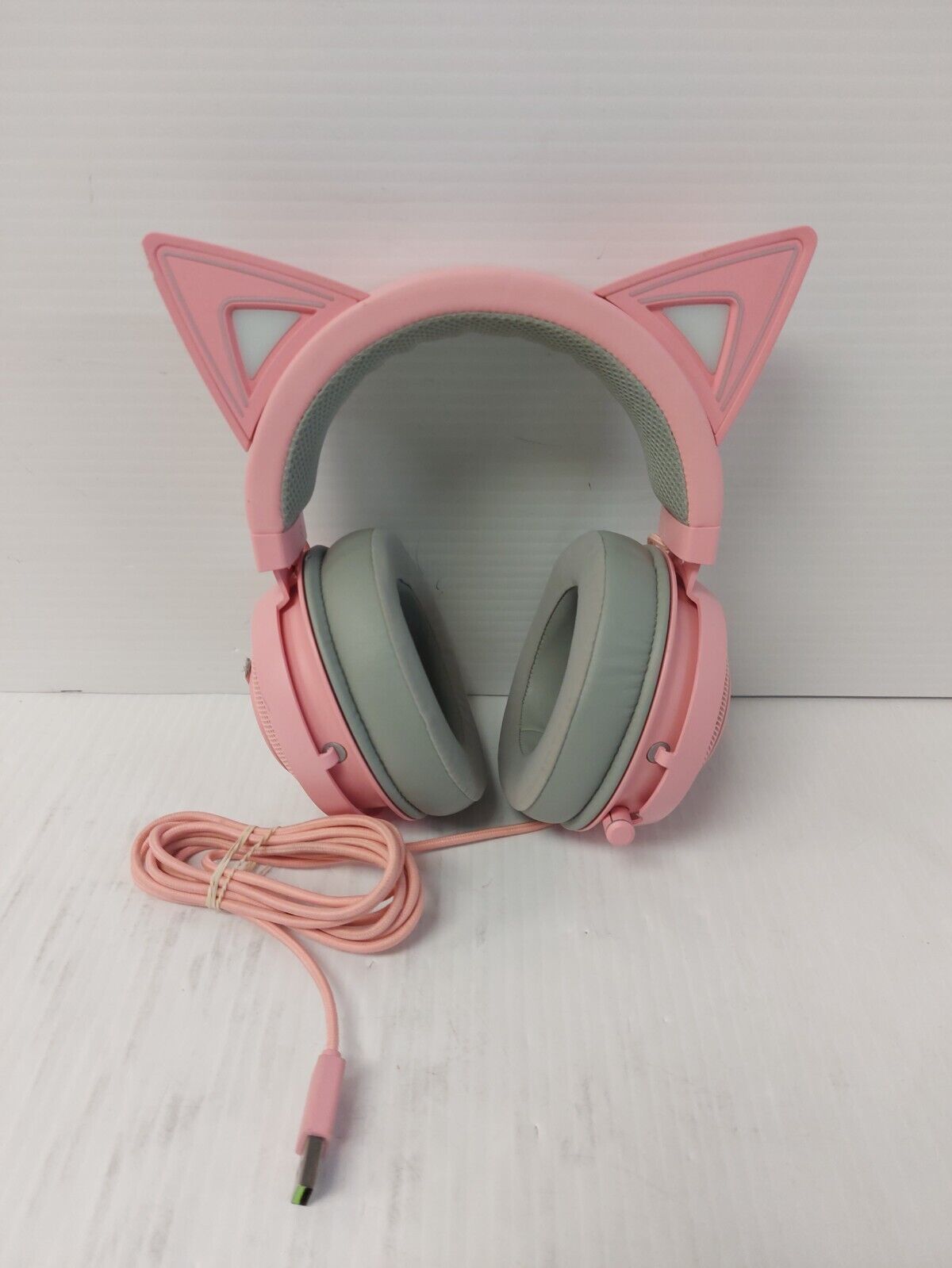 (N86351-3) Razer Kitty Ear Pink Headphones