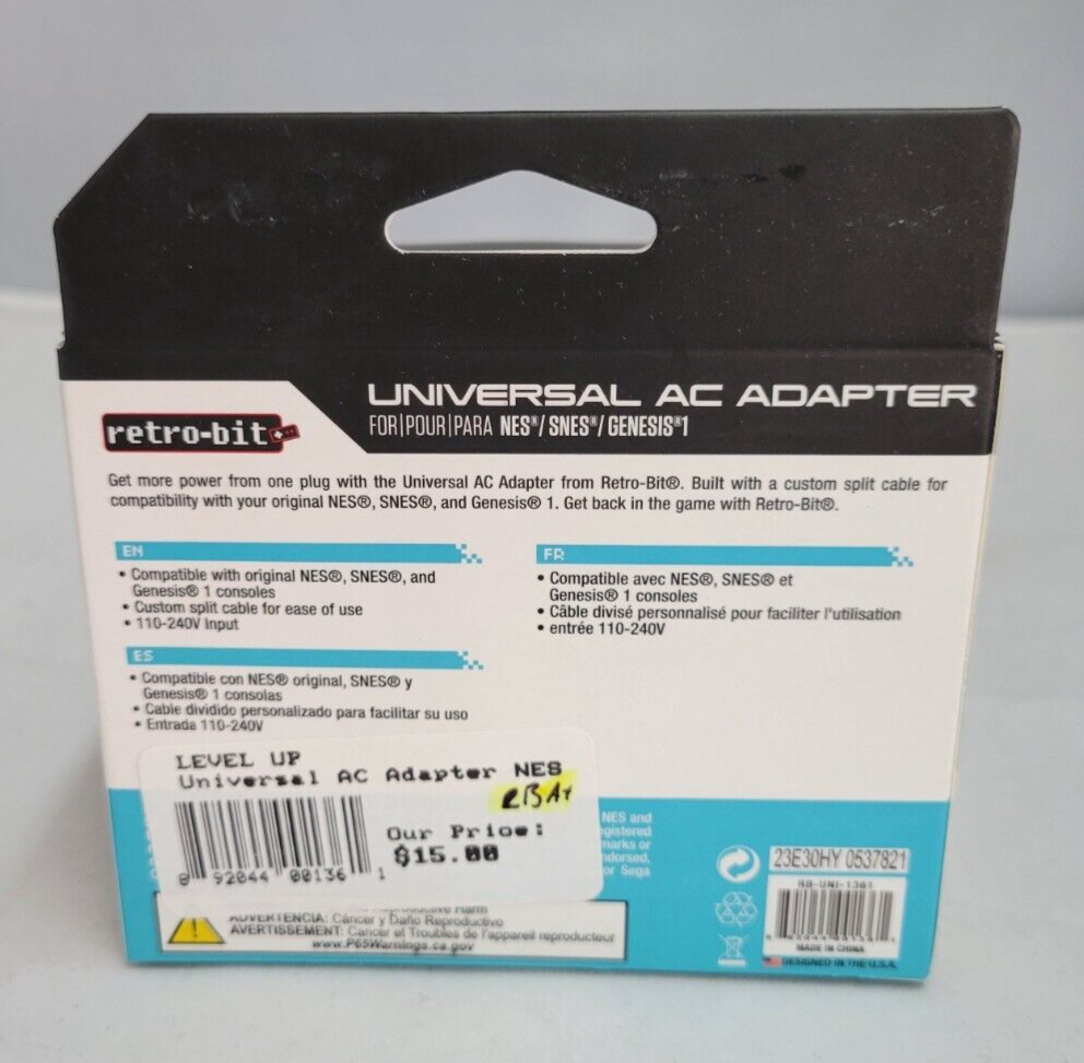 (LUP) Universal AC Adapter (NES)