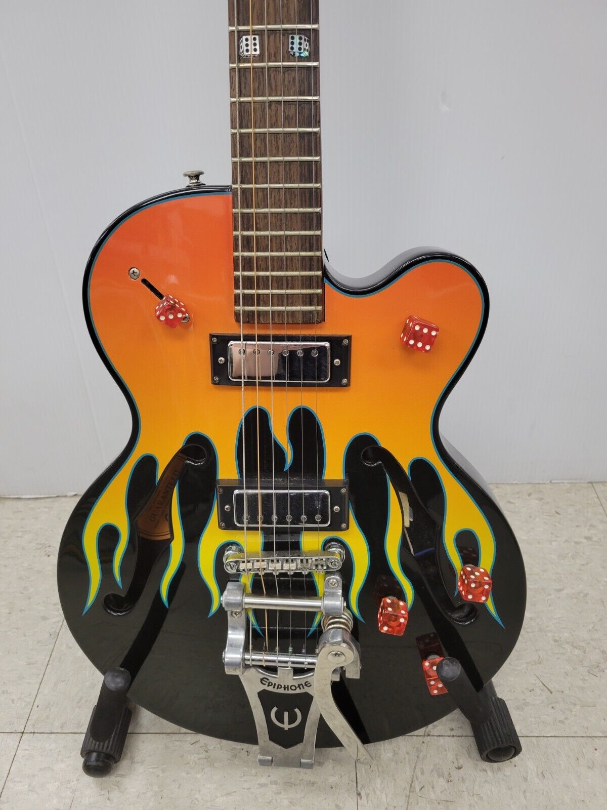 (64402-1) Epiphone Flamekatee Electric Guitar