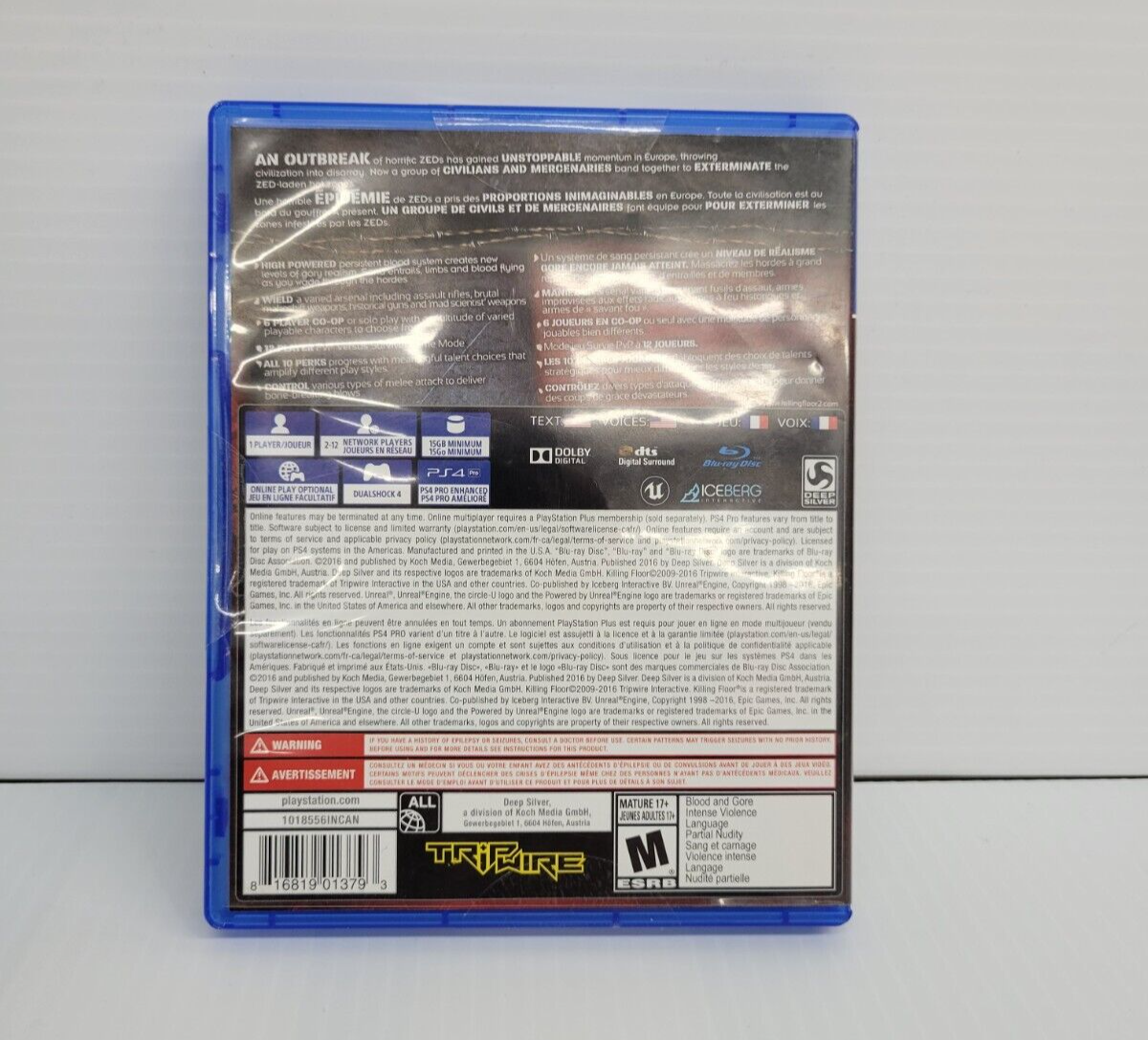 (LUP) Killing Floor 2 (PS4 / PlayStation 4) Tested