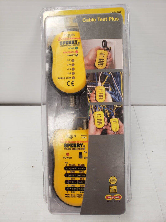 (64765-6) Sperry TT64202 Cable Test Plus Cable Tester