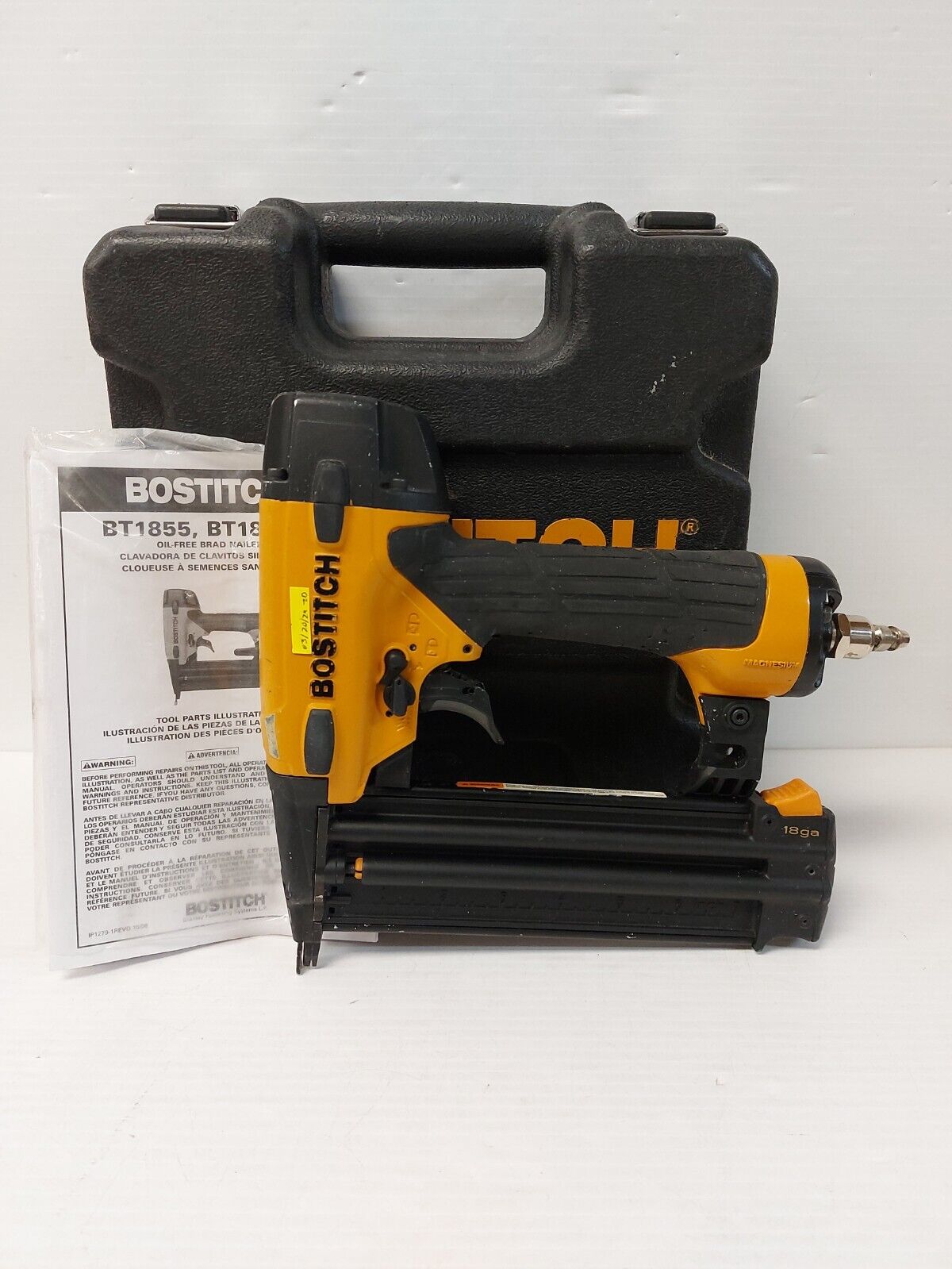 (N81233-2) Bostich BT1855 18Ga Brad Nailer in case