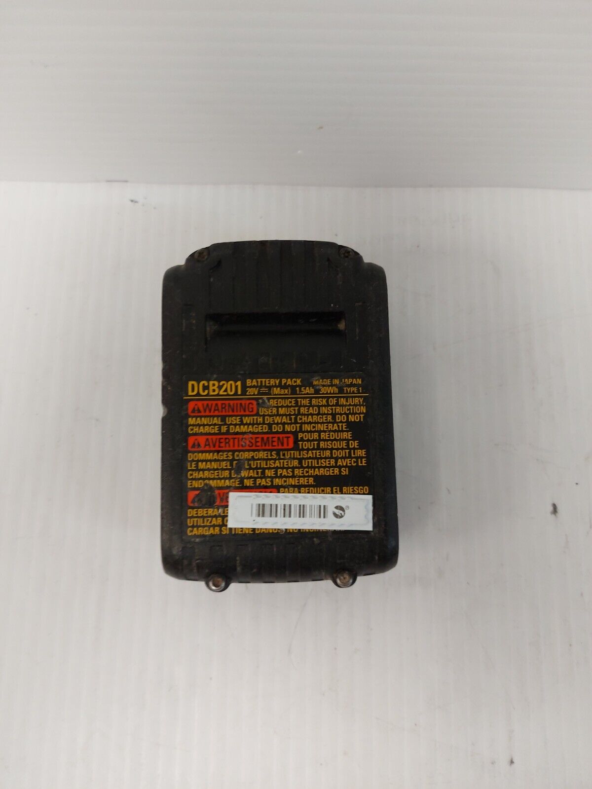 (NI-22071) Dewalt DCB201 1.5Ah Battery