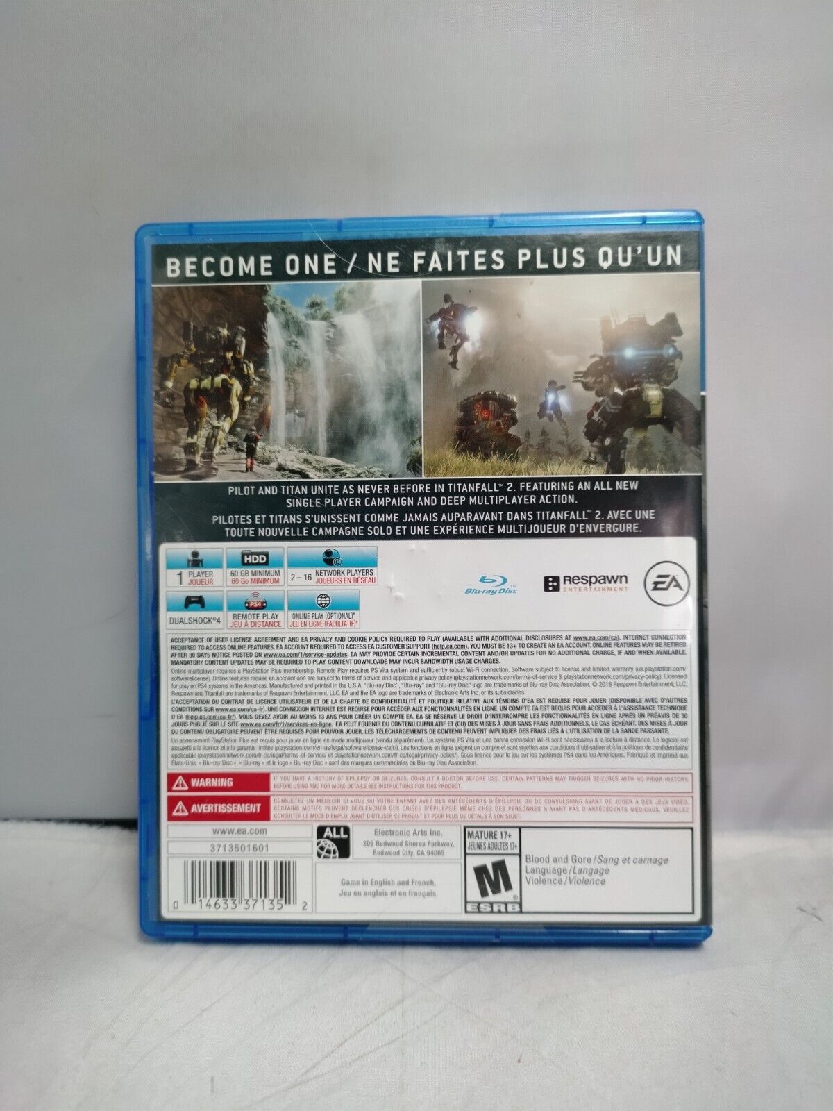 (LUP) Titanfall 2 -(PlayStation 4, Ps4)