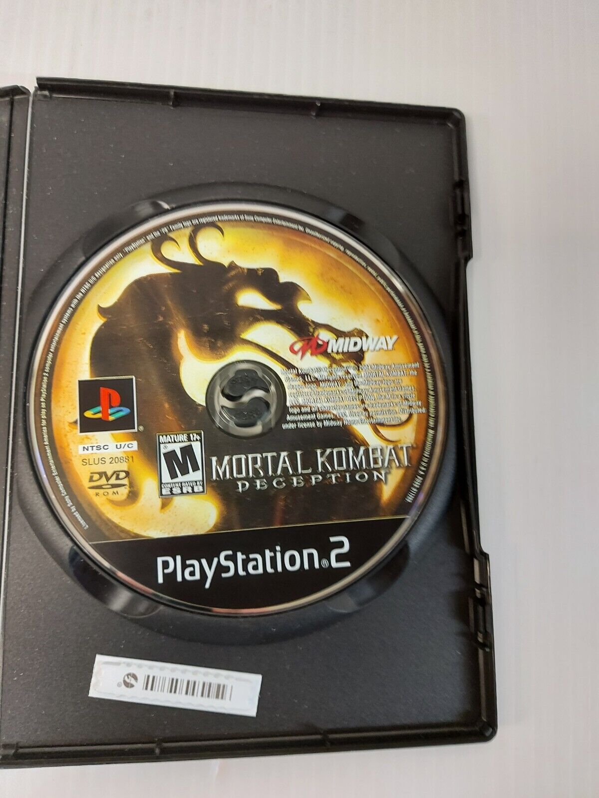 (NI-21979) PS2 Mortal Combat Deception