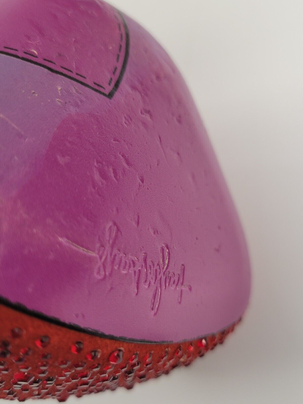 (70711-1) Taylor Say Red Bedazzle D Heels Size - 7.5 US