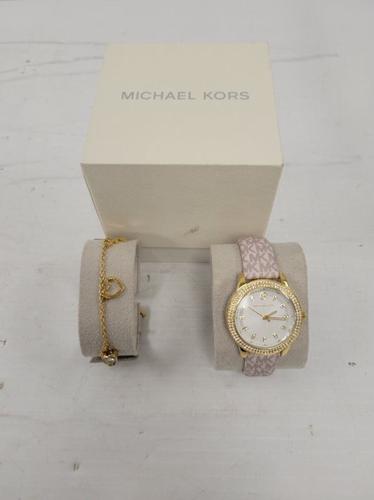 (57655-2) Michael Kors Watch & Bracelet Set