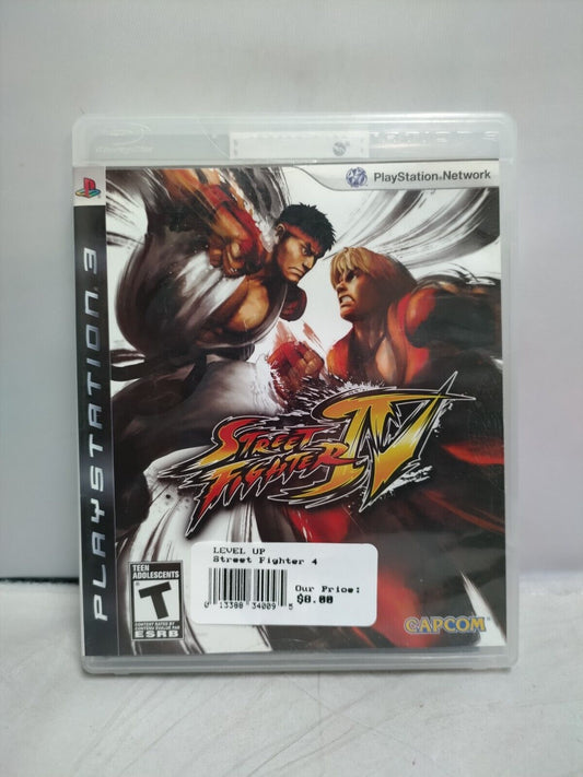(LUP) Street Fighter IV (Sony PlayStation 3, 2009)