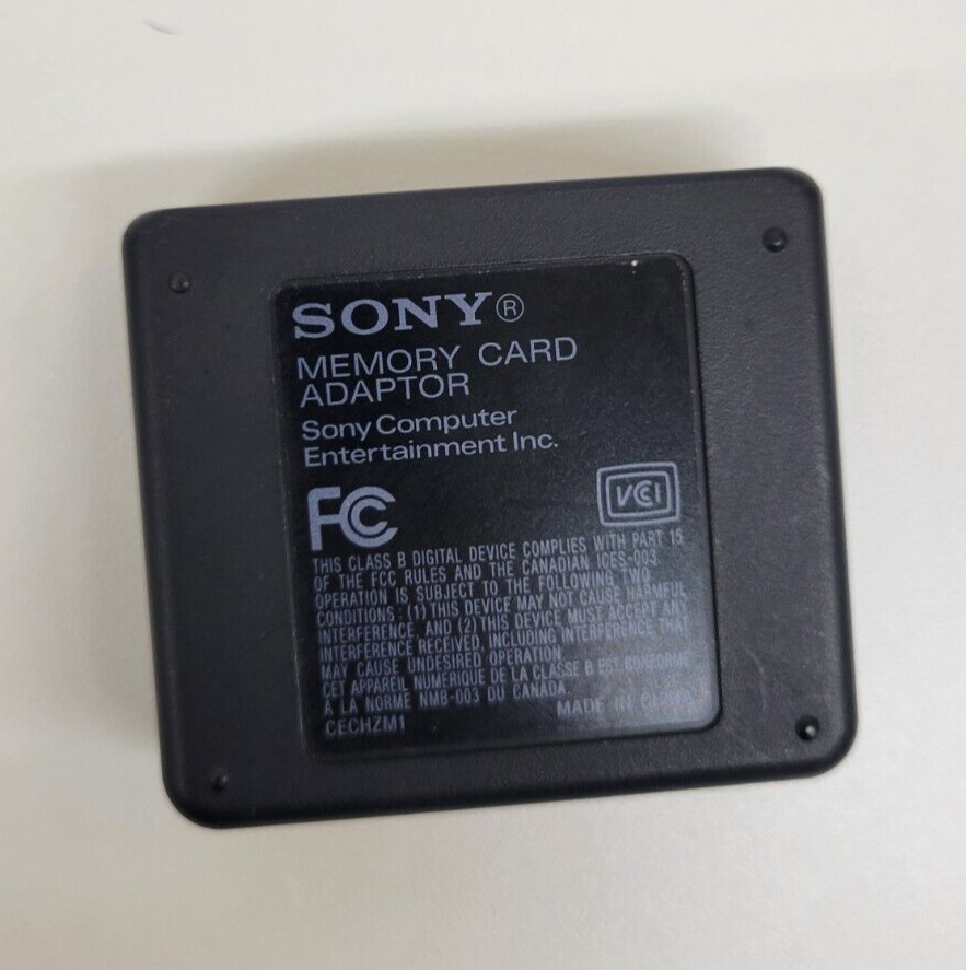 (LUP) Sony PlayStation 3 PS3 Memory Card Adaptor - Black
