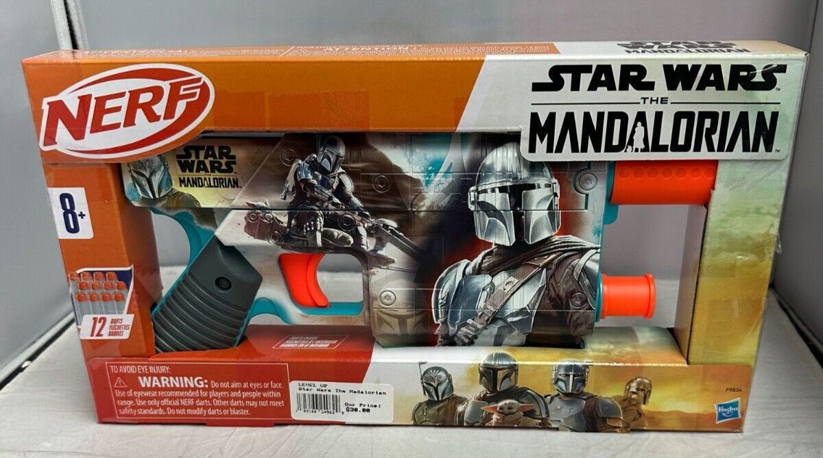(LUP) Star Wars Le blaster à fléchettes Nerf Mandalorien