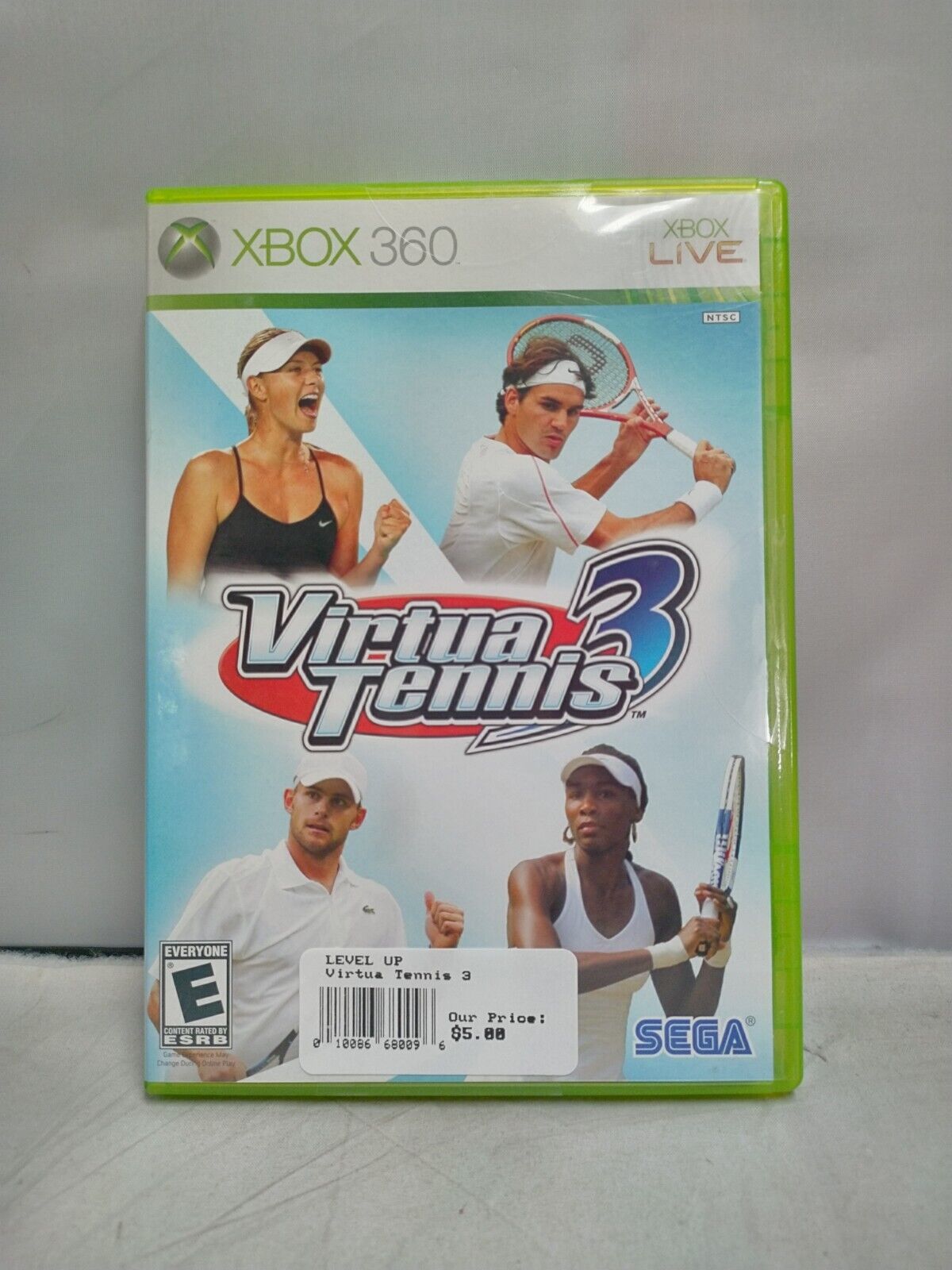 (LUP) Virtua Tennis 3 (Microsoft Xbox 360, 2007)