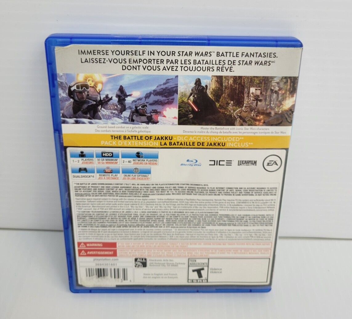 (LUP) Star Wars: Battlefront (PlayStation 4, 2015)