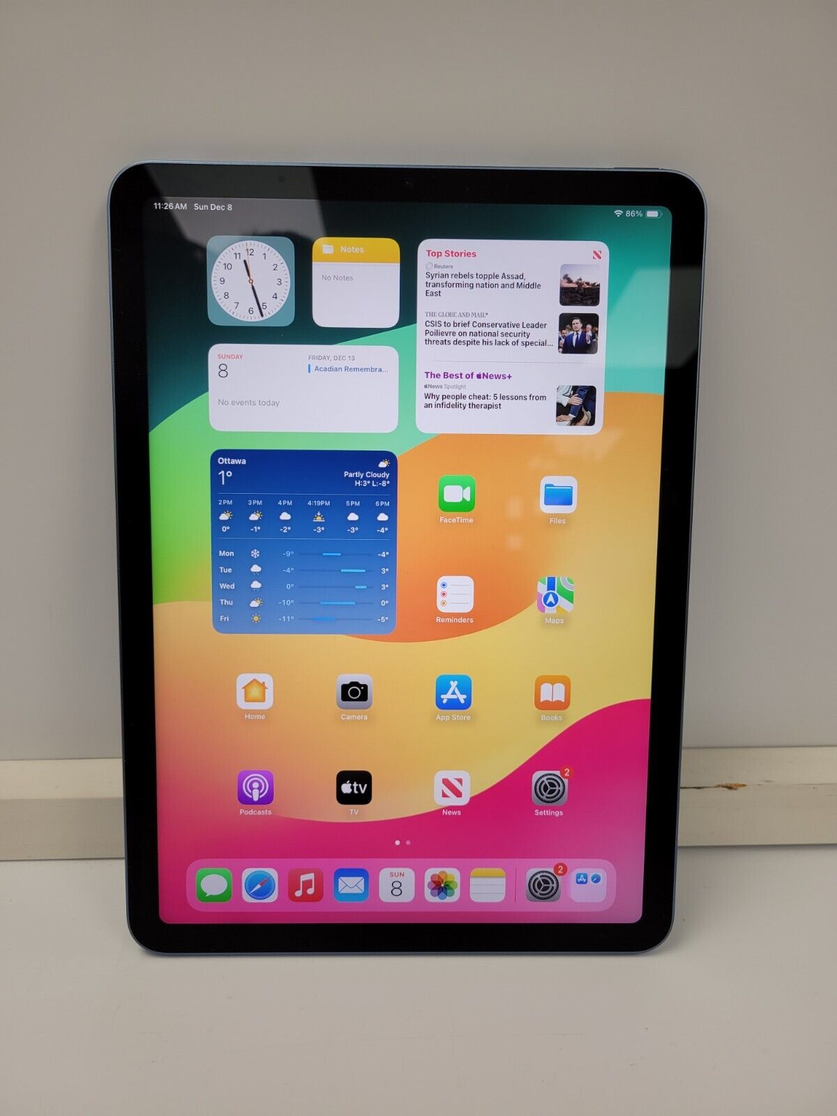 (69249-1) Apple iPad Air 5th Gen MM9N3VC/A - 256Gb
