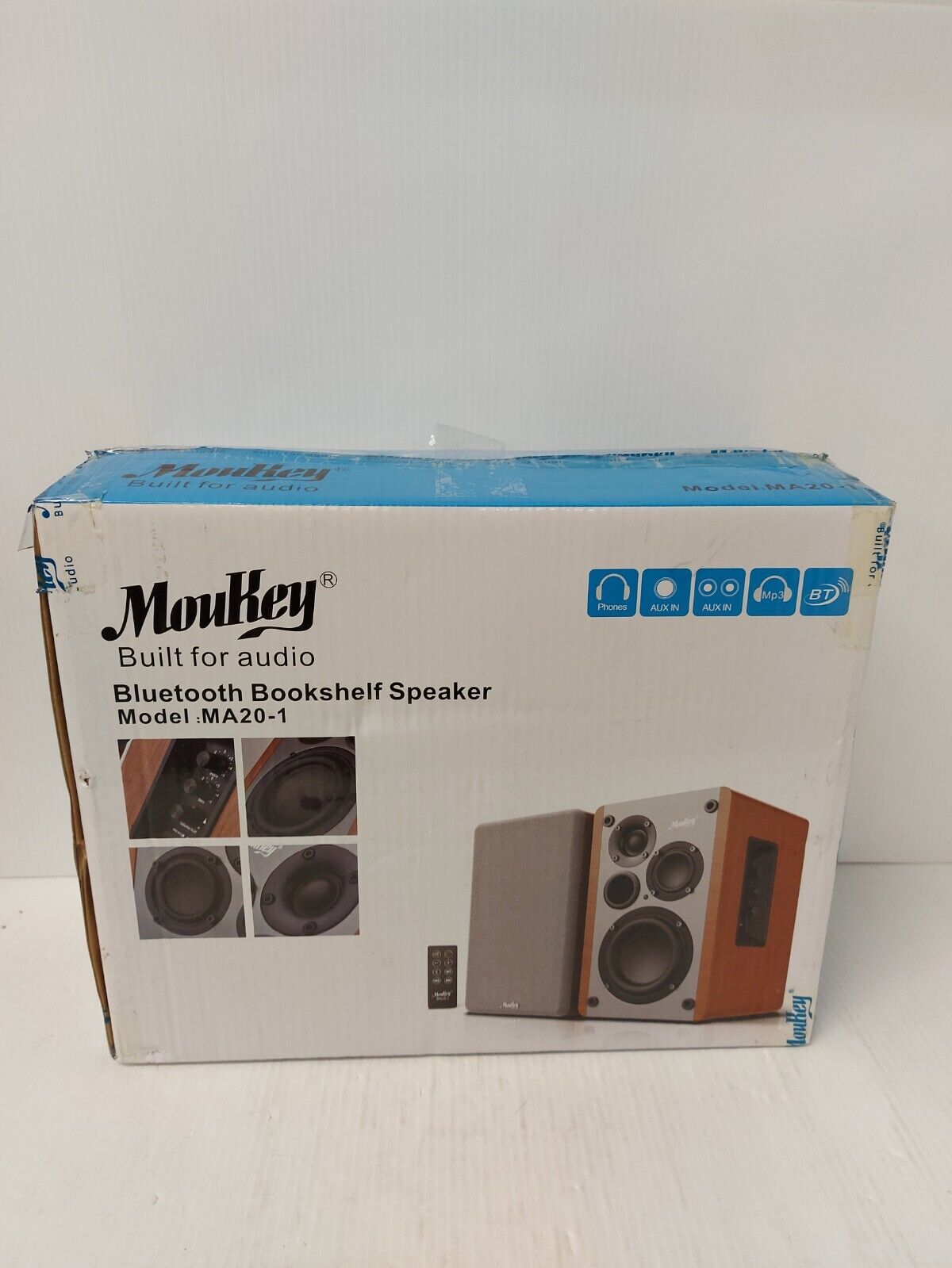 (N84673-1) Moukey MA20-1 Bookcase Speakers