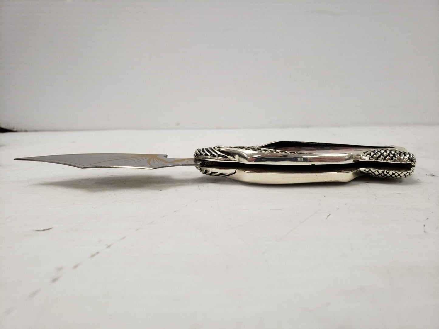 (I-35840) Franklin Mint The Princess Of Ice Knightstone Collection Knife