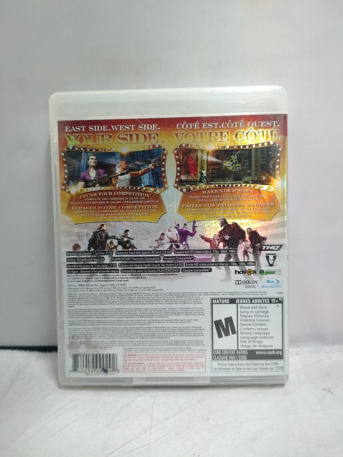 (LUP) Saints Row 2 (Sony PlayStation 3, 2008)