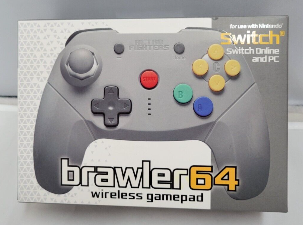 (LUP) Brawler64 Wireless controller Grey