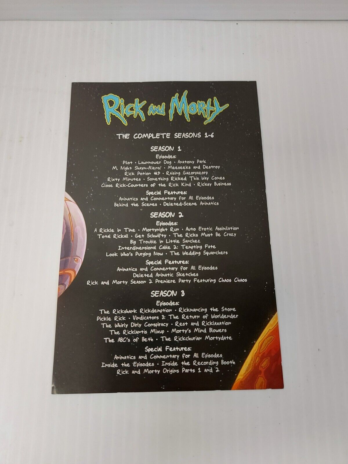 (NI-21950) Rick & Morty Season 1-6 DVD Box Set