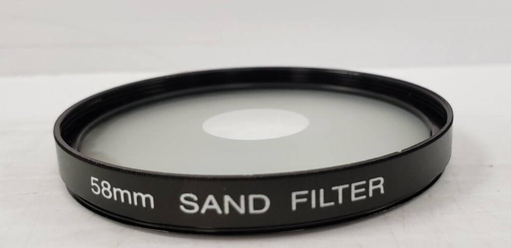(I-2962) No Name Sand Spot 58mm Filter