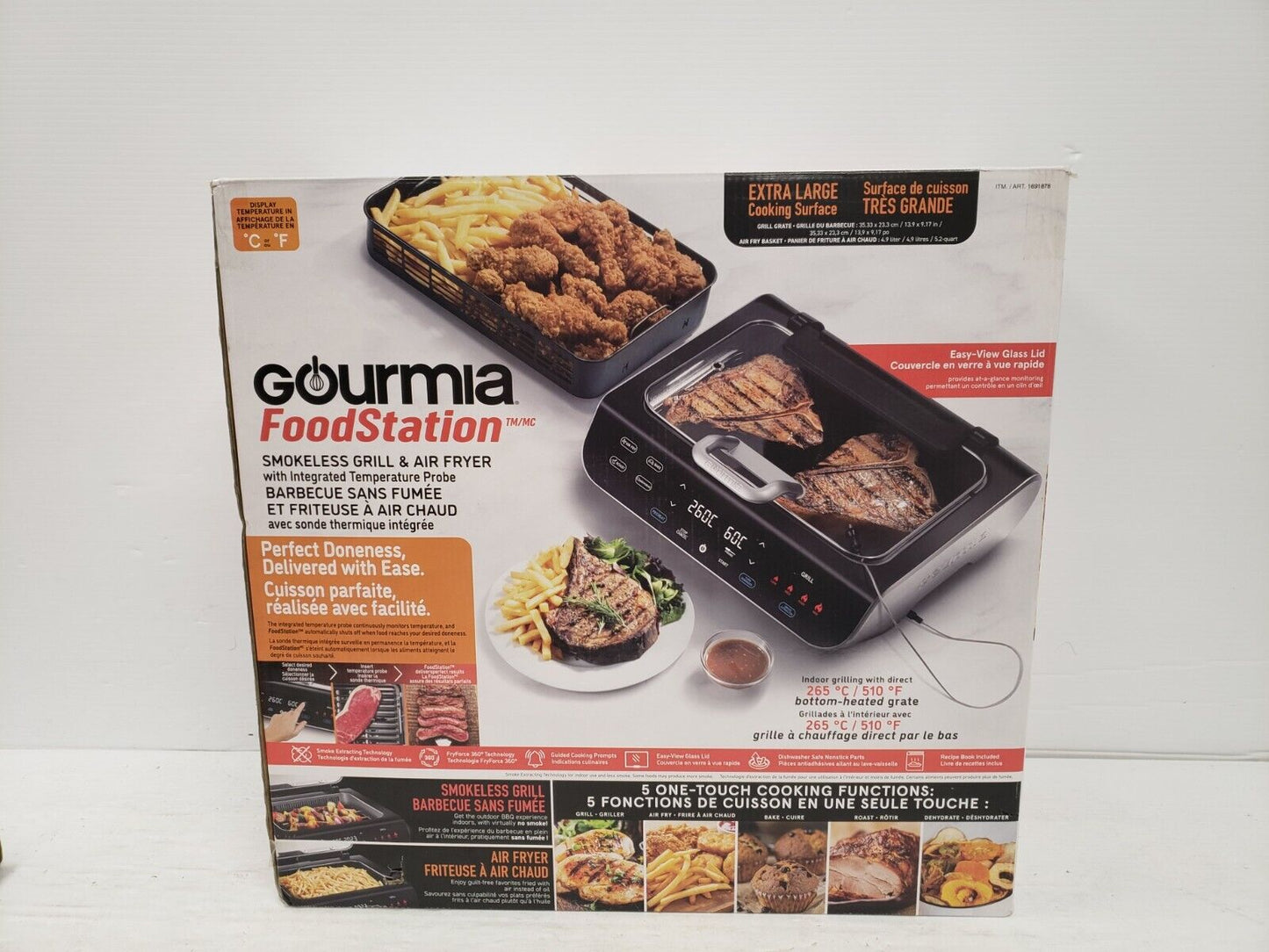 (66551-1) Gourmia GGA21580 Air Fryer