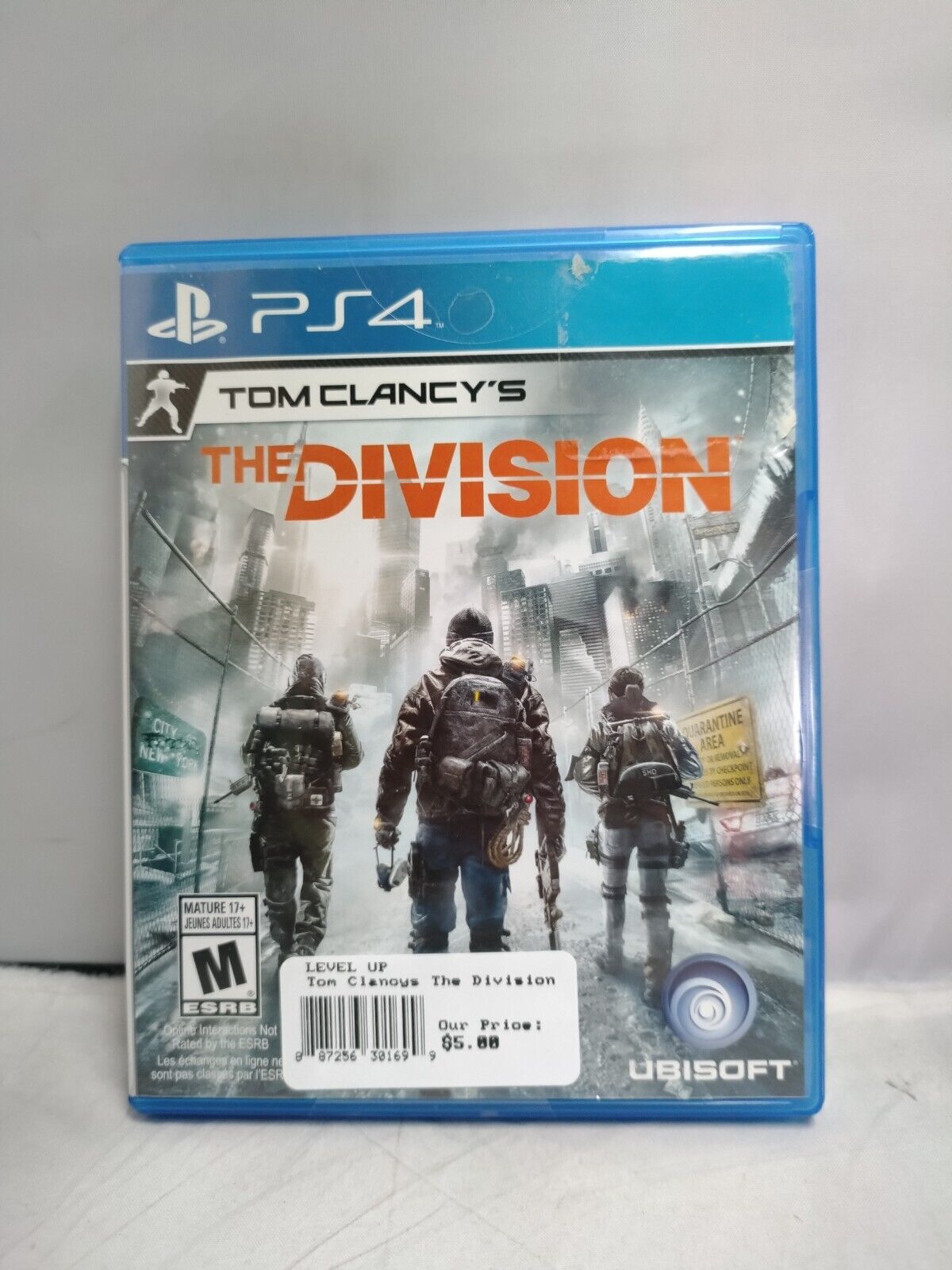 (LUP) Tom Clancy's The Division (Sony PlayStation 4, 2016) PS4