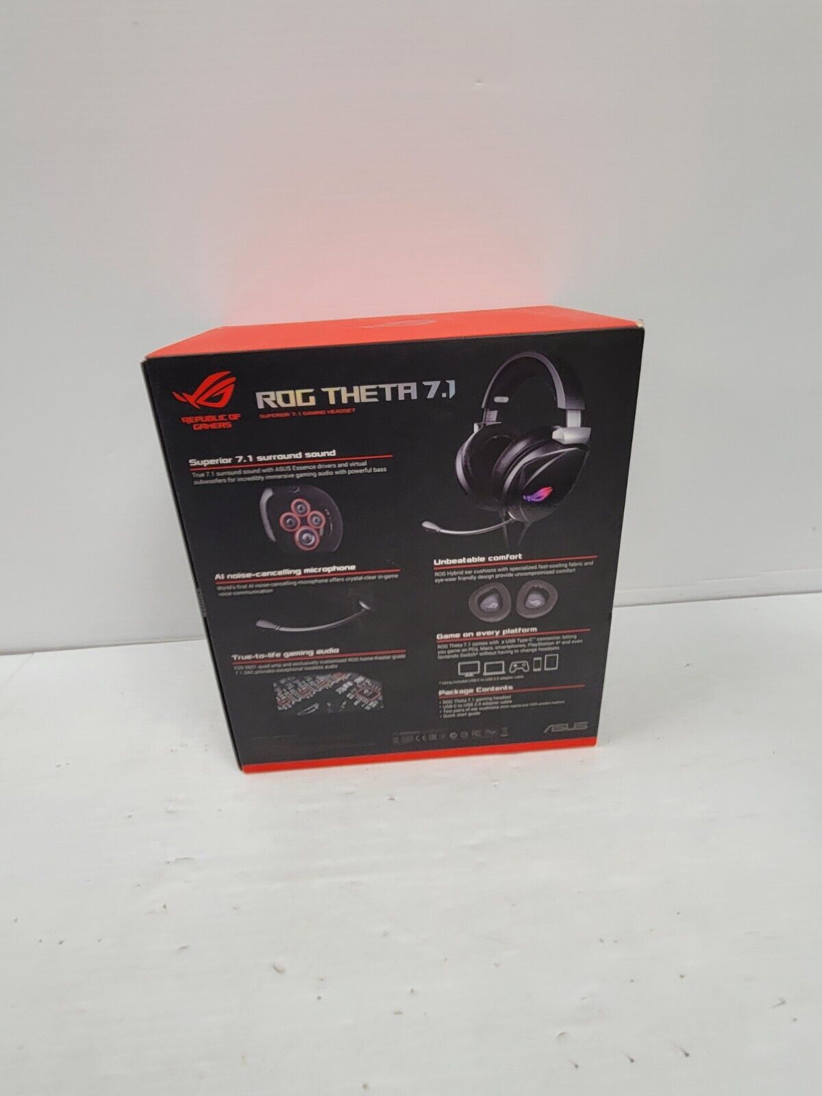 (57168-2) Republic Of Games ROG THETA 7.1 Headphone