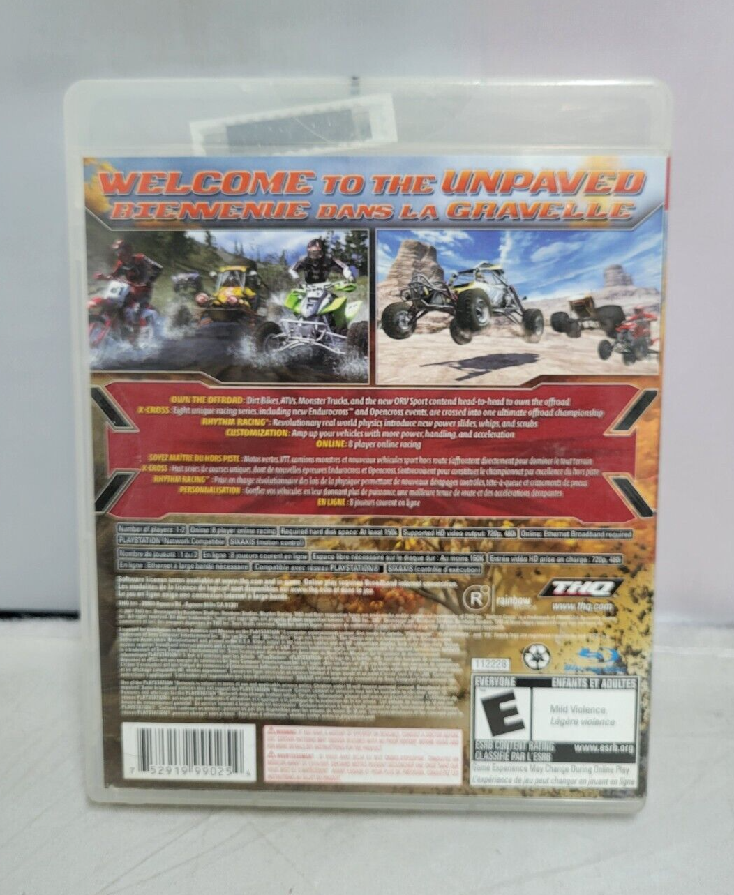 (LUP) MX vs. ATV Untamed (Sony PlayStation 3, 2007)