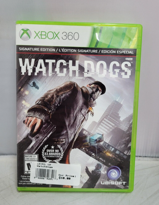 (LUP) Watch Dogs Signature Edition (Xbox 360)