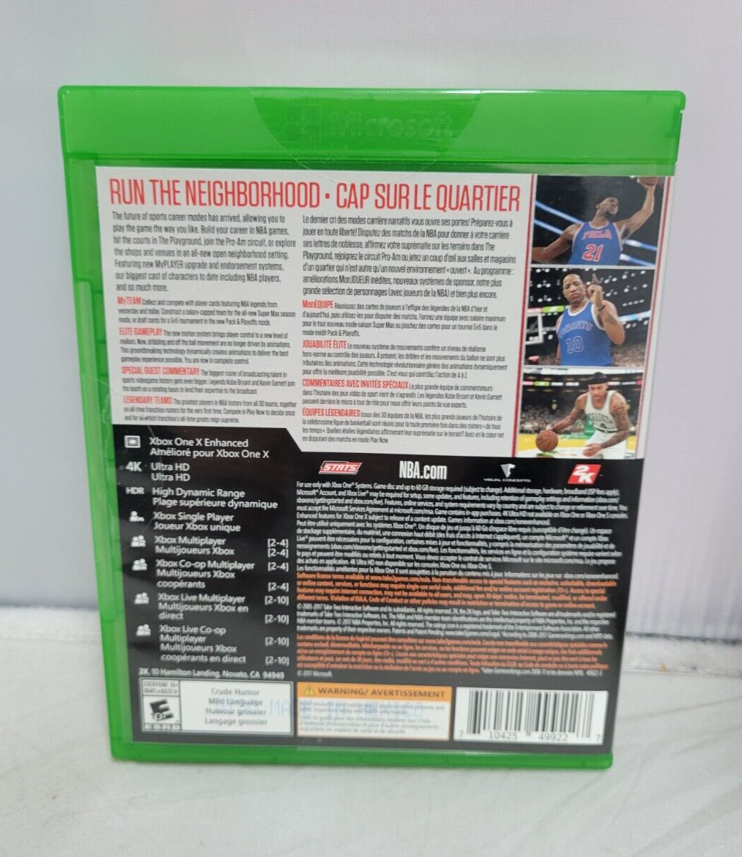 (LUP) NBA 2K18 Video Game Xbox one