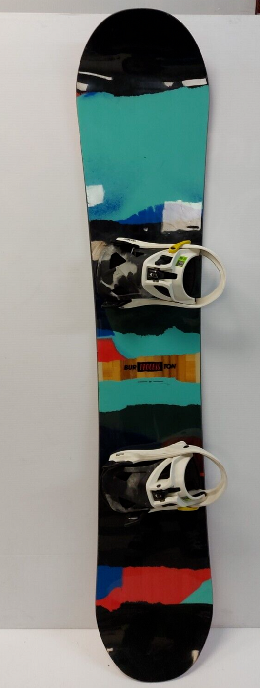 (N82184-1) Burton Process Snowboard with Step On Burton Bindings