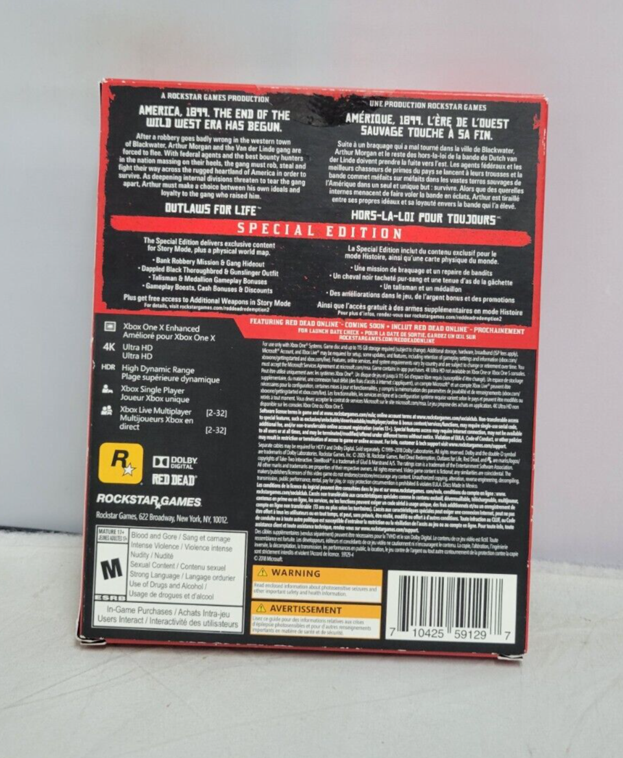 (LUP) Red Dead Redemption 2 Special Edition (Xbox One, 2018)