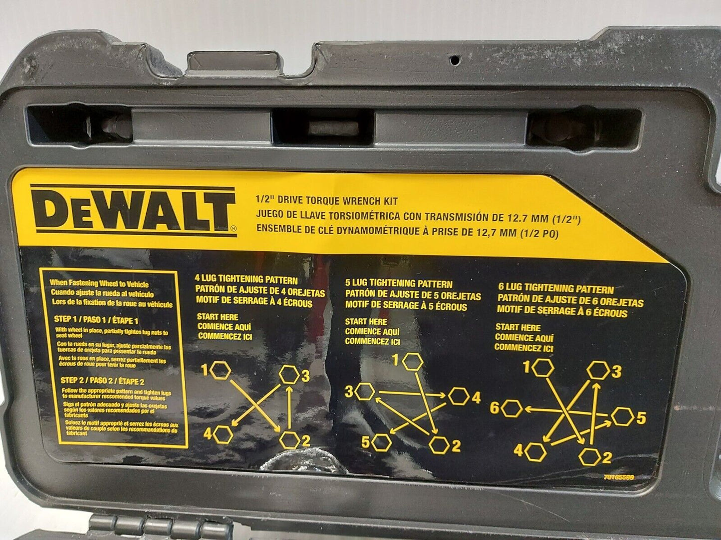 (N86205-1) Dewalt 70105599 Torque Wrench Kit