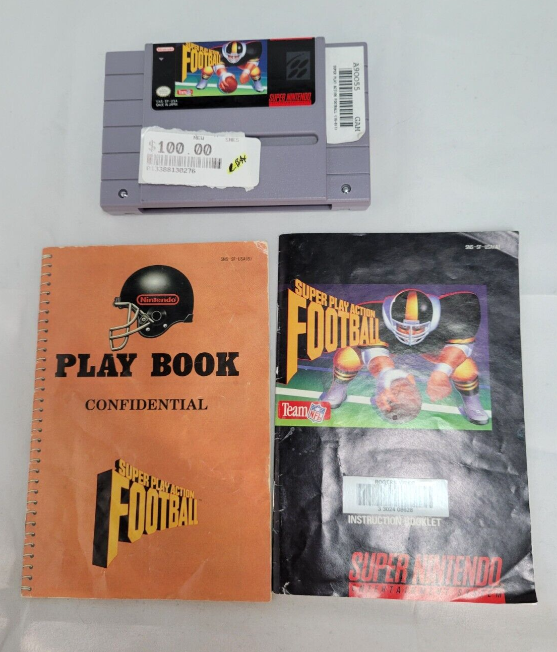 (LUP) Super Play Action Football (Super Nintendo Entertainment System, 1992)