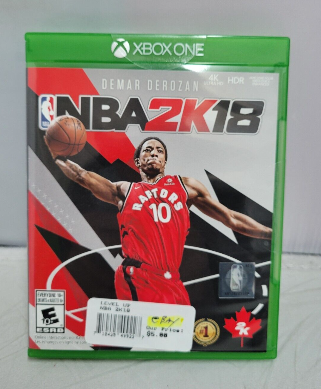 (LUP) NBA 2K18 Video Game Xbox one