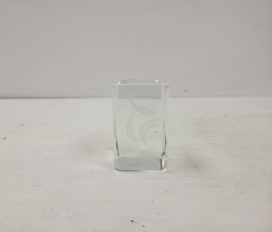 (58715-1) No Name Acrylic Dolphin Sculpture