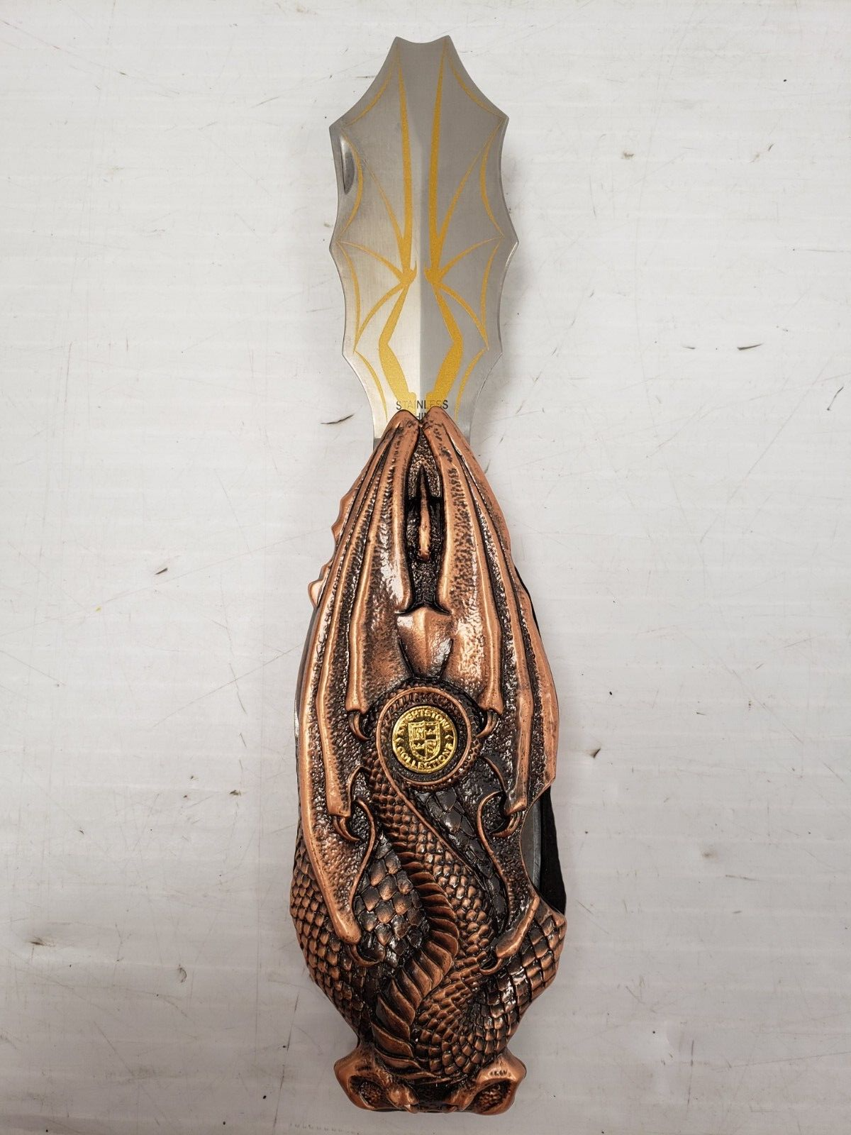 (I-35848) Franklin Mint The Diva Of The Dawn Knightstone Collection Knife