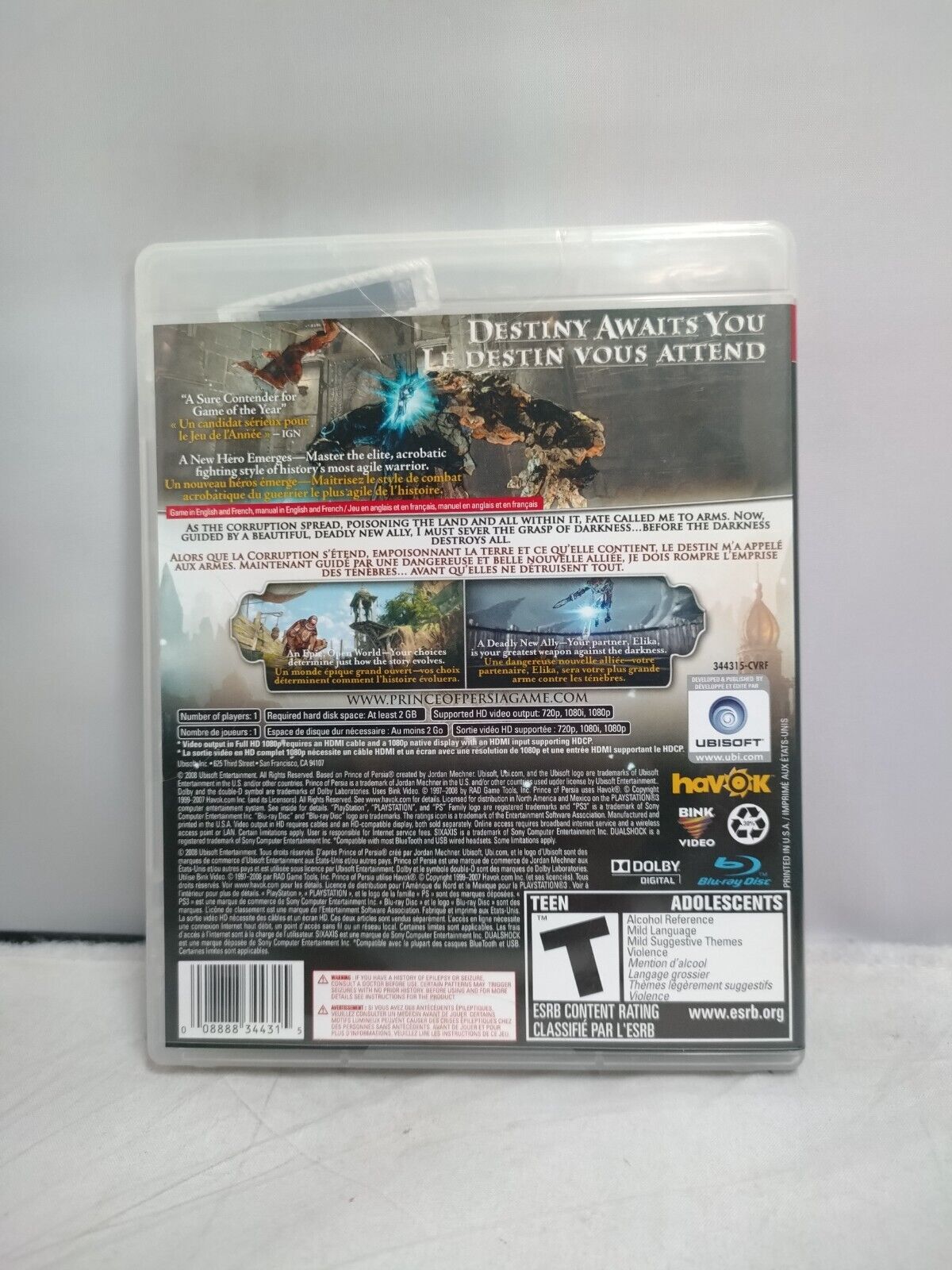 (LUP) Prince of Persia - Sony PlayStation 3