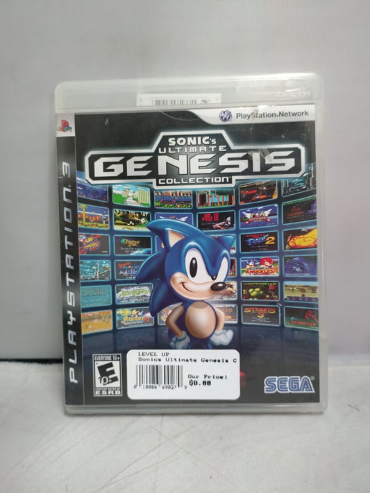 (LUP) Sonic's Ultimate Genesis Collection (Sony PlayStation 3, 2009)