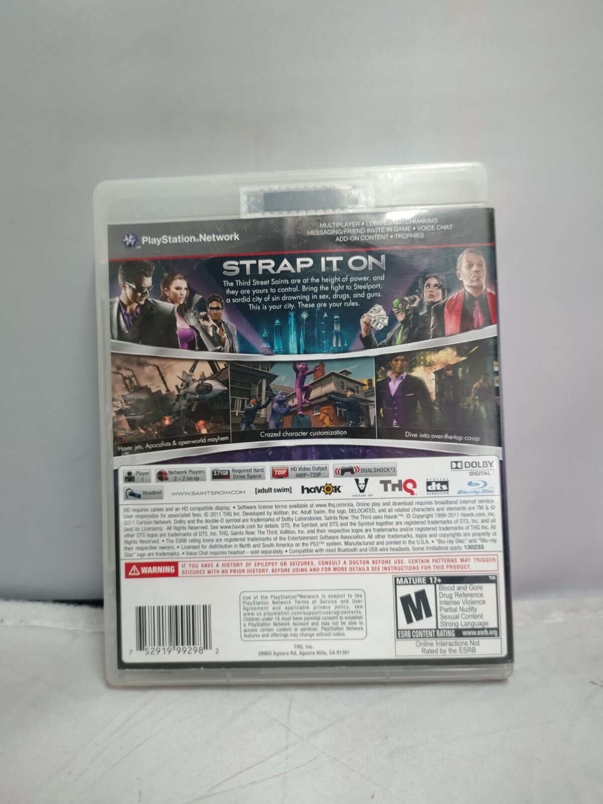 (LUP) Saint's Row: The Third - (Sony PlayStation 3)