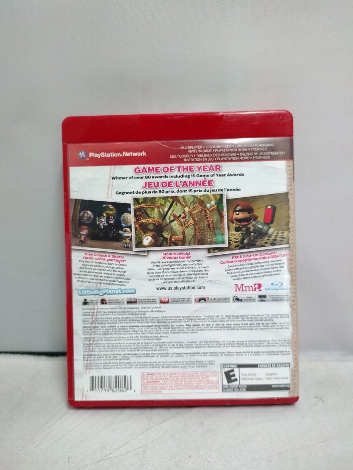 (LUP) LittleBigPlanet -- Game of the Year Edition (Sony PlayStation 3, 2009)