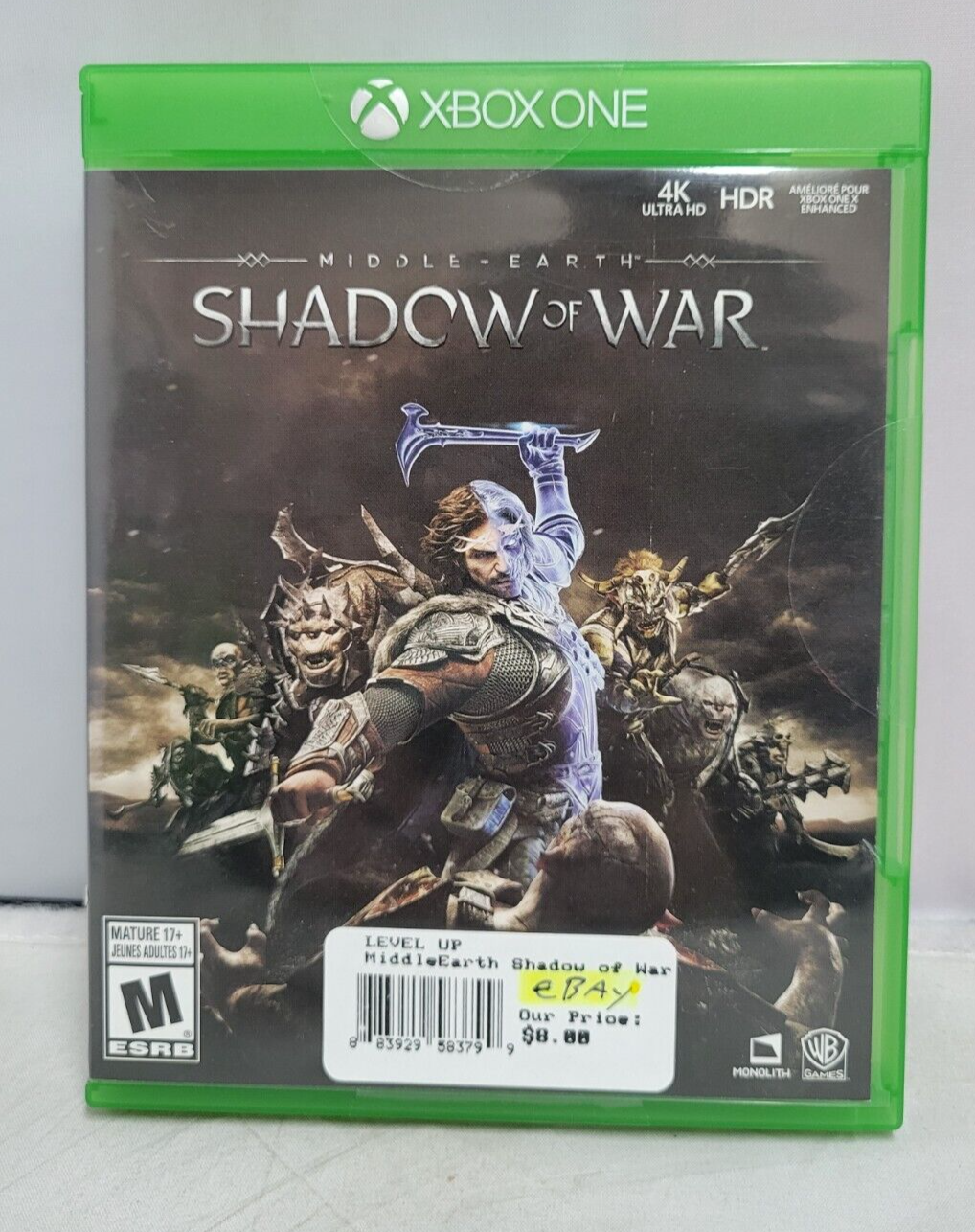 (LUP) Middle Earth Shadow of War XBOX ONE