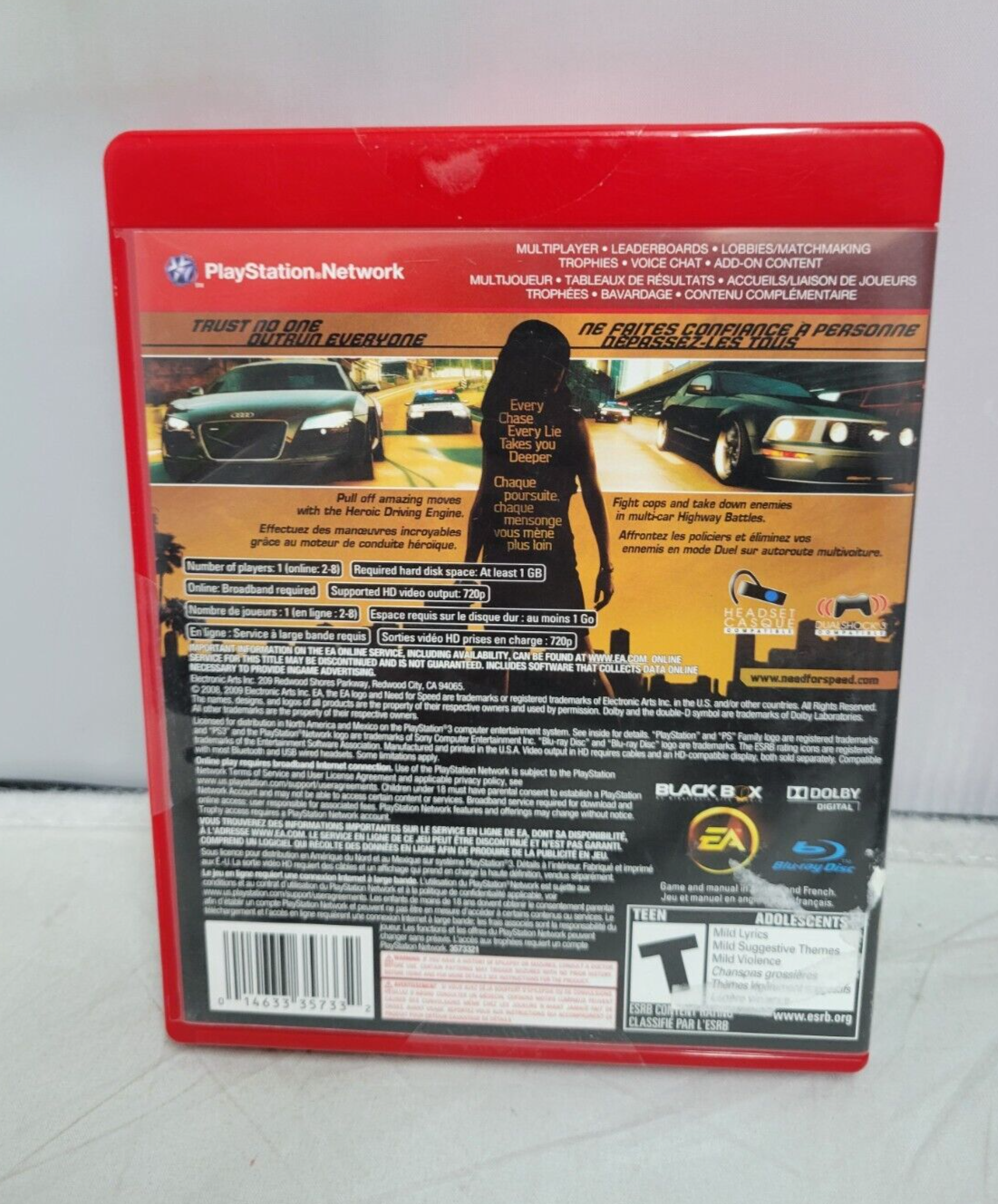 (LUP) Need For Speed Undercover (Play Station 3, 2008)