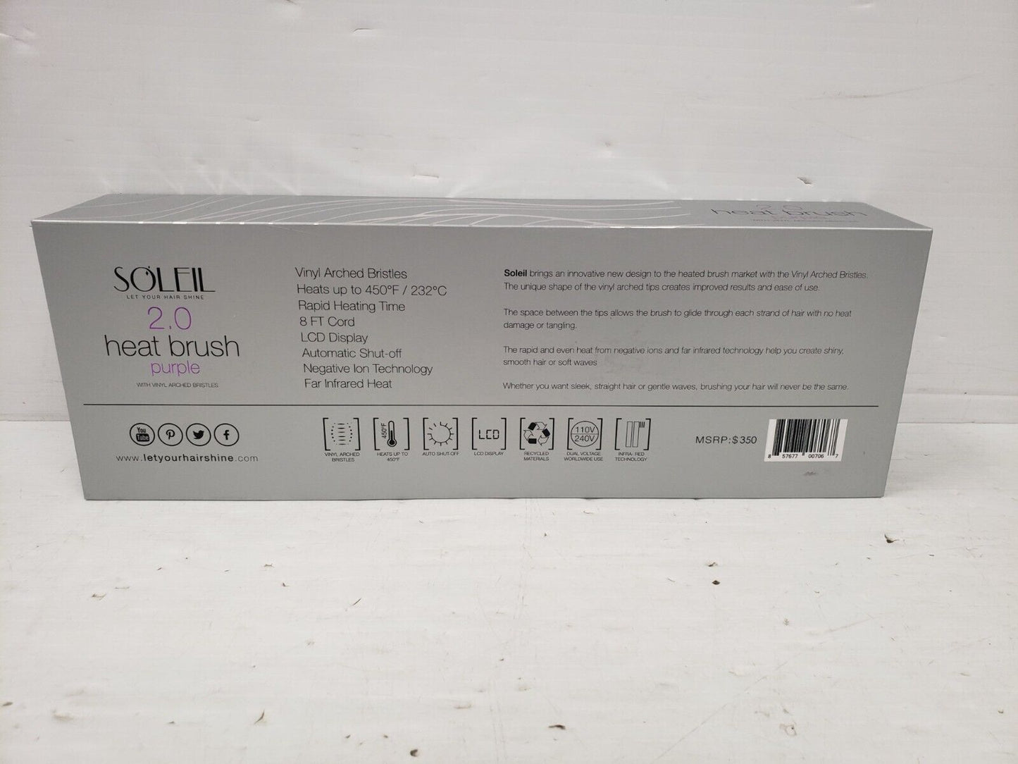 (68619-1) Soleil 2.0 Heat Brush