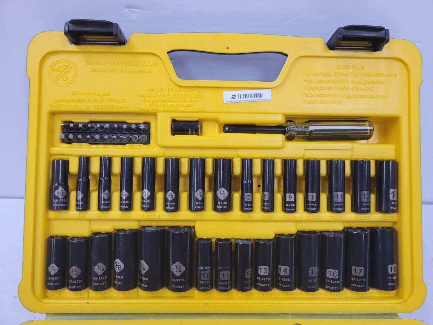 (63422-1) Stanley Stmt71658 Socket Set