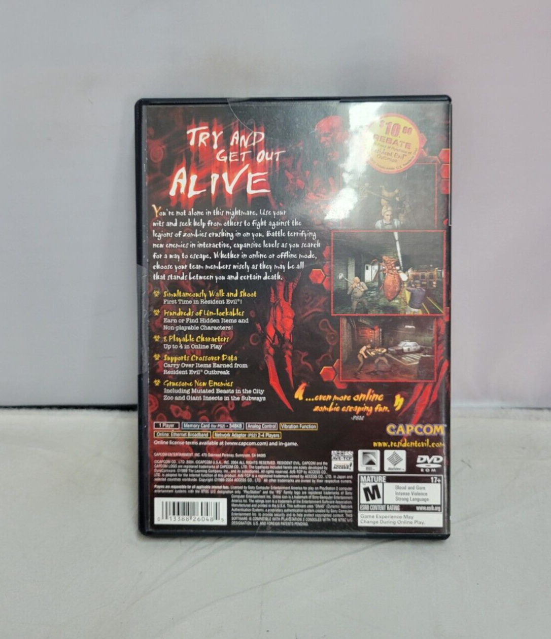 (LUP) Resident Evil: Outbreak -- File #2 (Sony PlayStation 2, 2005)