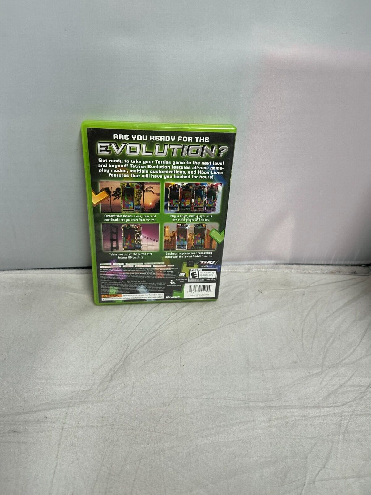 (LUP) Tetris Evolution (Microsoft Xbox 360, 2007)